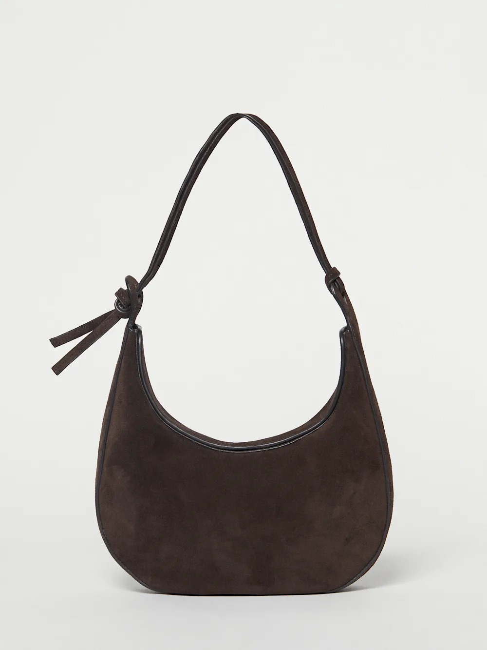 Reformation Medium Rosetta Shoulder Bag in Boss Suede